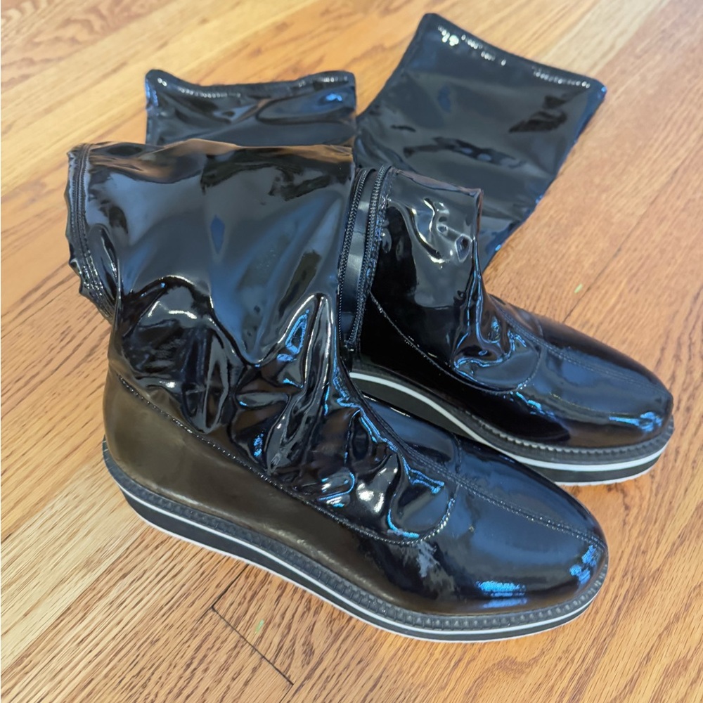Gianni Bini over the knee patent boots size 6.5 and 7.5